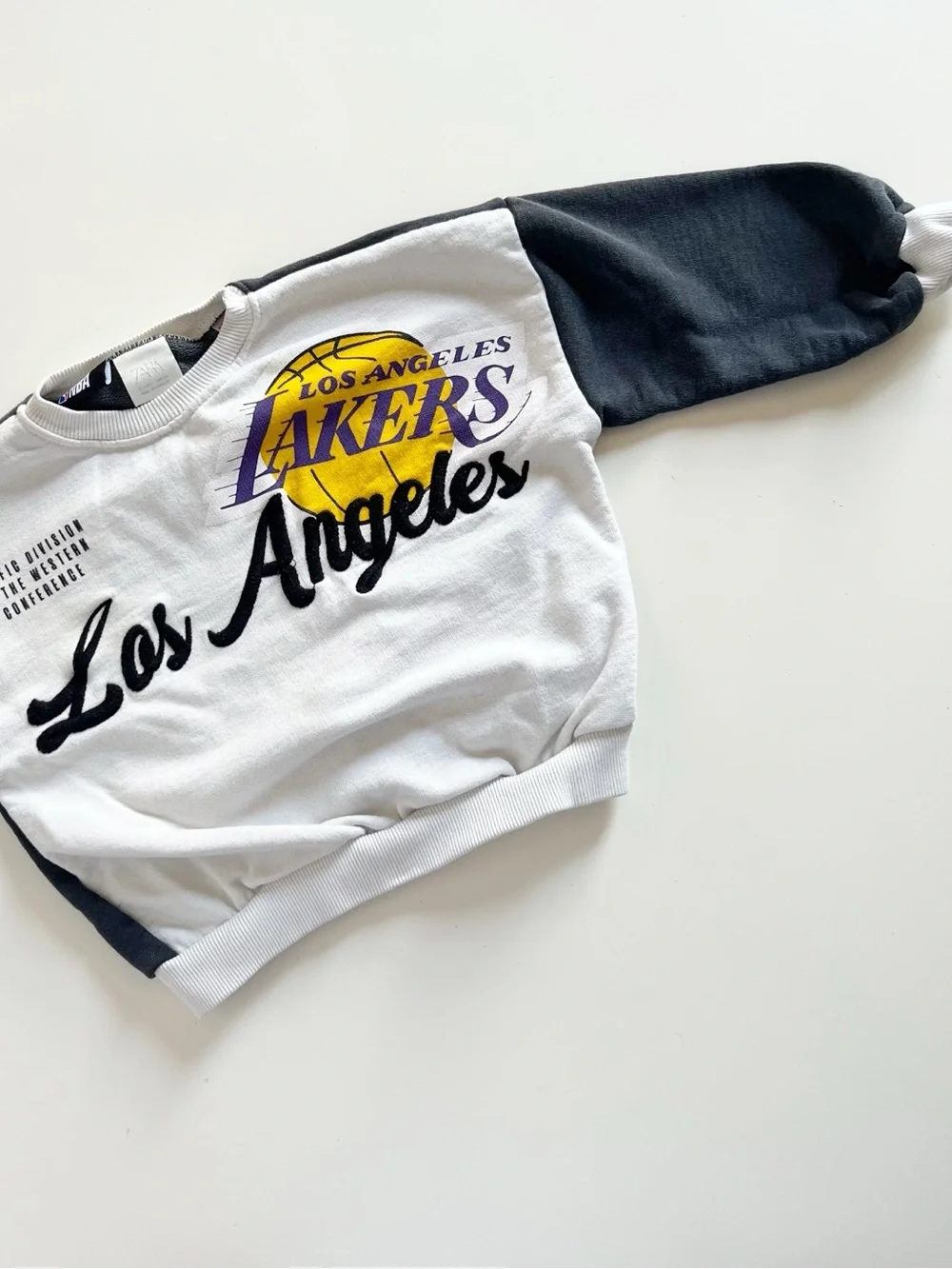 Zara Kids x NBA Los Angeles Lakers Basketball Boxy Sweatshirt | Size 5
